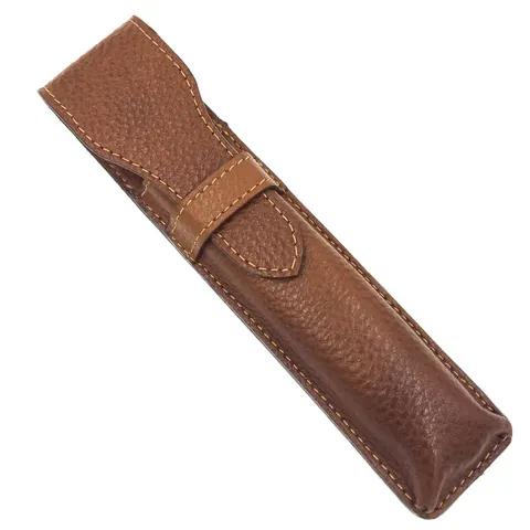Parker lpstbrn skórzane etui na brzytwę brązowe