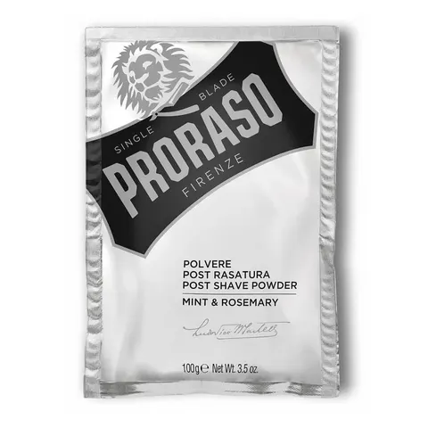 Proraso puder po goleniu mięta i rozmaryn 100g