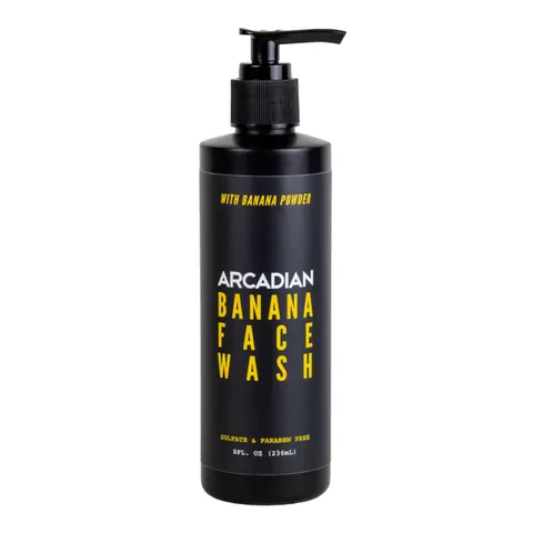 Arcadian banana face wash - żel do mycia twarzy, 236ml