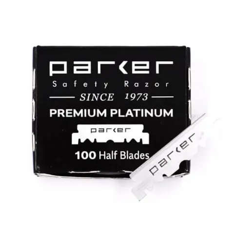 Parker premium platinum half blades - żyletki połówki 100 sztuk