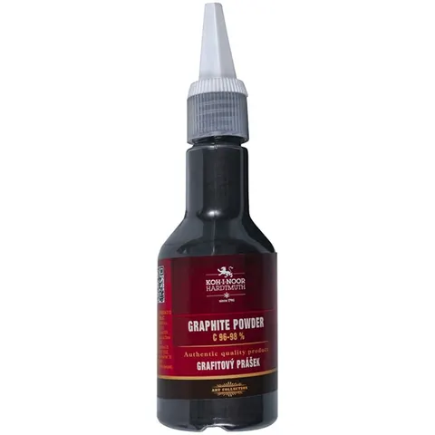 Proszek grafitowy Koh-I-Noor – naturalny grafit do cieniowania, butelka 80 ml z aplikatorem
