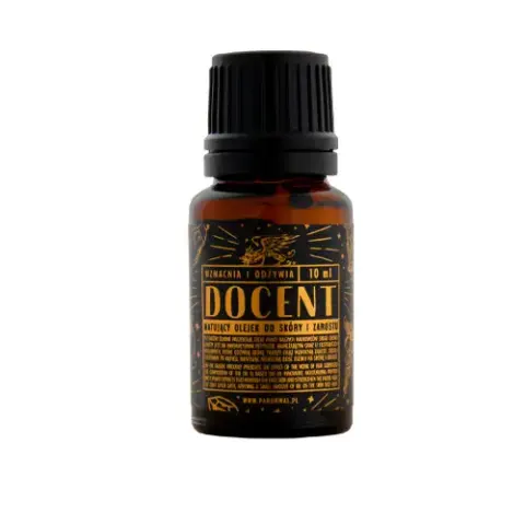 Pan drwal docent - matujący olejek do skóry i zarostu, 10ml