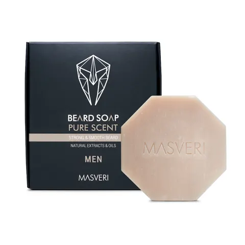Masveri mydło do brody pure scent beard soap, 100g