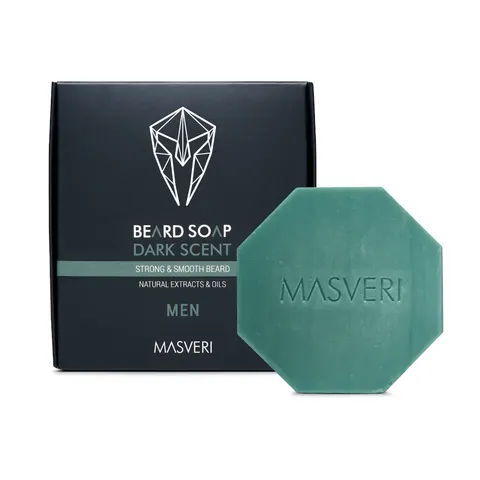 Masveri mydło do brody dark scent beard soap, 100g