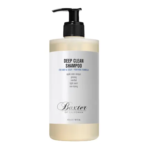 Baxter of california deep clean shampoo oczyszczający szampon do włosów i skóry głowy, 473ml