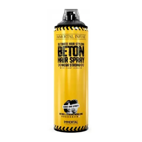 Immortal beton mega strong spray lakier do włosów, bardzo mocny, 500ml