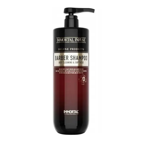 Immortal barber shampoo szampon do włosów z keratyną, barber size, 1000ml