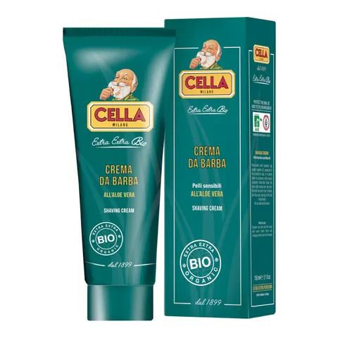 Cella milano bio aloe vera krem do golenia do wrażliwej skóry, 150ml