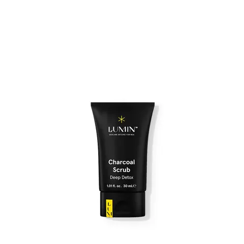 Lumin charcoal scrub deep detox - głęboki peeling do twarzy z węglem drzewnym, 30ml