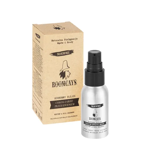 Roomcays naturalny odsiwiacz do brody silverfree, 30ml