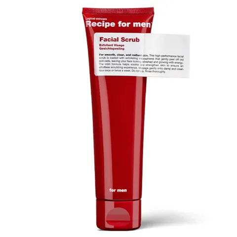Recipe for men: facial scrub - peeling do twarzy dla mężczyzn, 100ml