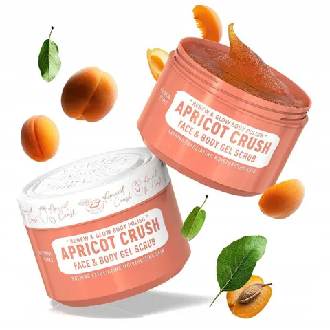Immortal apricot crush scrub żelowy peeling do twarzy i ciała, 300ml