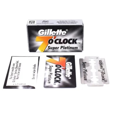 Gillette 7 o’clock super platinum żyletki 5 sztuk