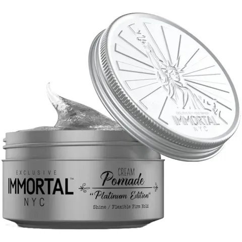 Immortal nyc platinum edition kremowa pomada do włosów, 150ml