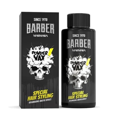 Marmara barber powder wax skull - matowy puder do włosów na objętość, 20g