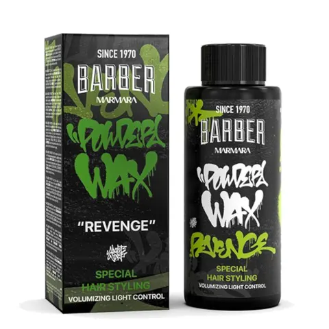 Marmara barber powder wax revenge - matowy puder do włosów na objętość, 20g