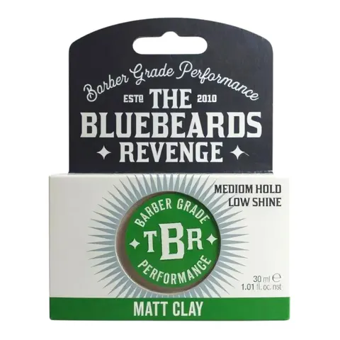 The bluebeards revenge matt clay - glinka do włosów, travel size, 30ml
