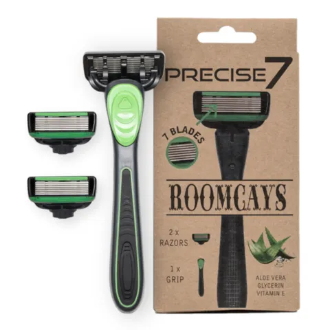 Roomcays maszynka do golenia, golarka do brody z 7 ostrzami precise7