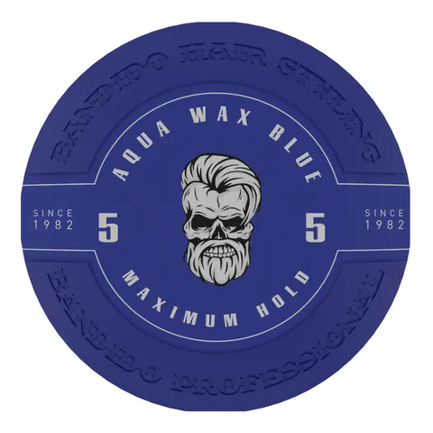 Bandido aqua hair wax 5 medium blue - wosk do włosów, barber size, 450ml