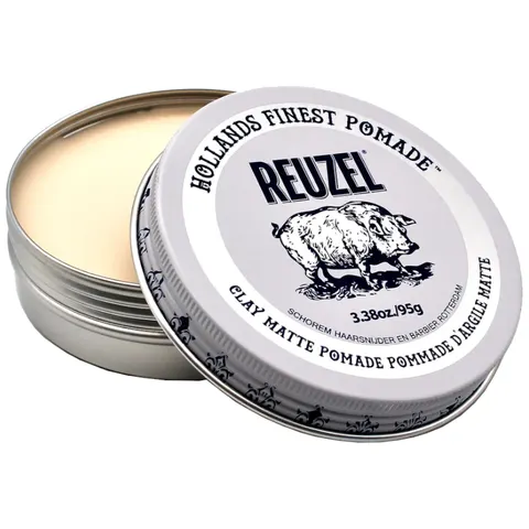 Reuzel clay matte pomade pig matująca glinka do włosów, 95g