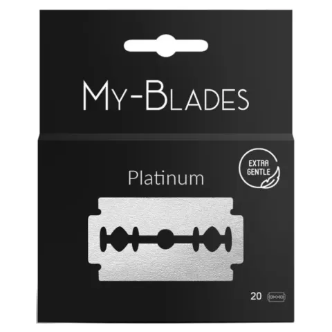 My-blades double edge razor blades platinum żyletki do golenia 20 sztuk (2x10)