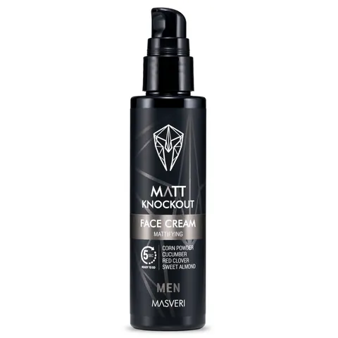 Masveri matt knockout matujący krem do twarzy dla mężczyzn, 75ml