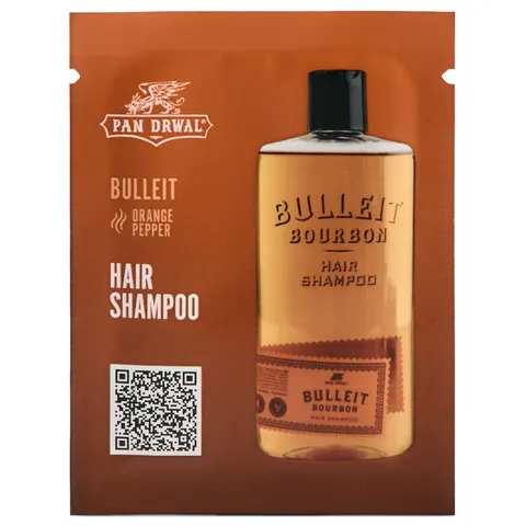 Pan drwal x bulleit bourbon szampon do włosów, 5ml