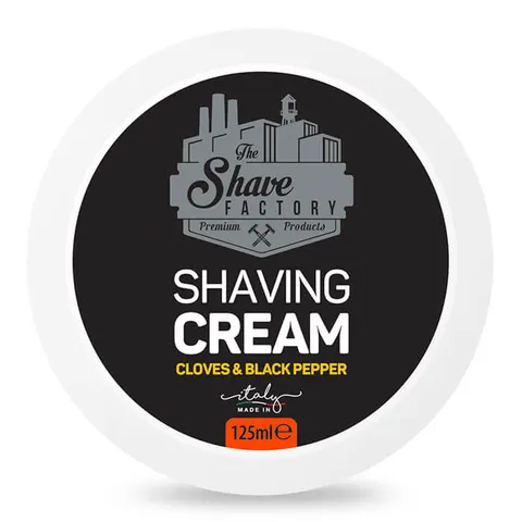 The shave factory krem do golenia cloves & black pepper, 125ml
