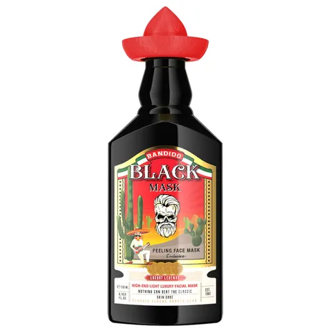 Bandido black peeling face mask oczyszczająca maska do twarzy, 250ml