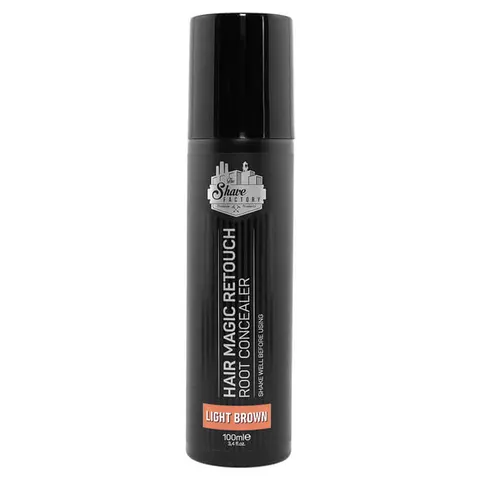 The shave factory root retouch maskujący spray do odrostów jasny brąz / light brown, 100ml
