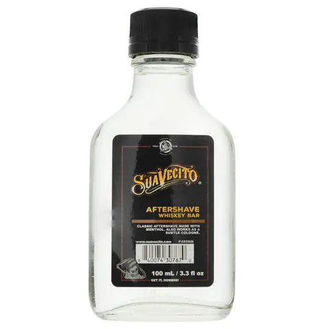 Suavecito whiskey bar aftershave - woda po goleniu, 100ml