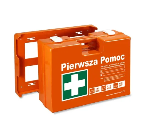 Apteczka pierwszej pomocy K-10 DIN 13157 PLUS w walizce z tworzywa ABS
