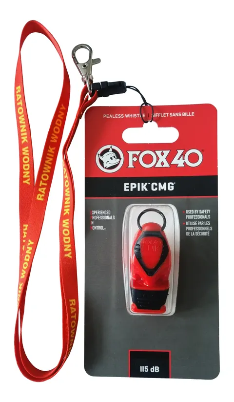 Gwizdek FOX40 EPIK + smycz RW