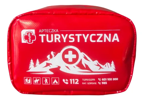 Apteczka turystyczna typ 350 PCV czerwona