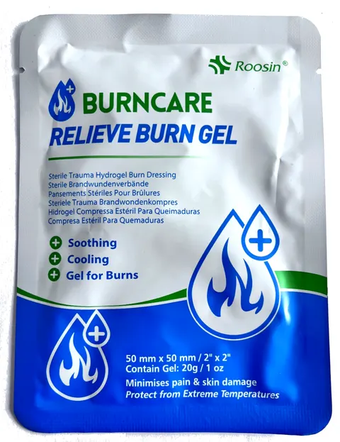 Opatrunek hydrożelowy na oparzenia 5x5 cm BurnCare