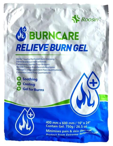 Opatrunek hydrożelowy na oparzenia 40x60 cm BurnCare