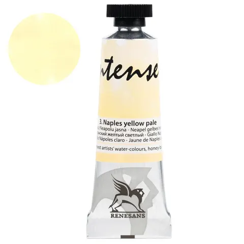 Farba akwarelowa RENESANS Intense Water 15 ml (03 -żółta z Neapolu jasna)