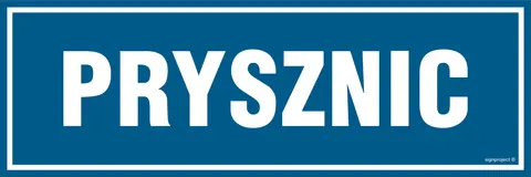 Znak - Prysznic PA069 Znak - Prysznic PA069 300 x 100