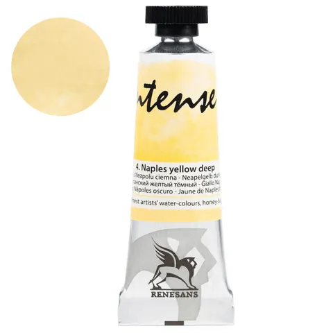Farba akwarelowa RENESANS Intense Water 15 ml (04 - żółta z Neapolu ciemna)
