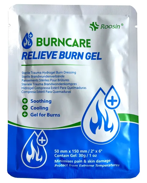 Opatrunek hydrożelowy na oparzenia 5x15 cm BurnCare