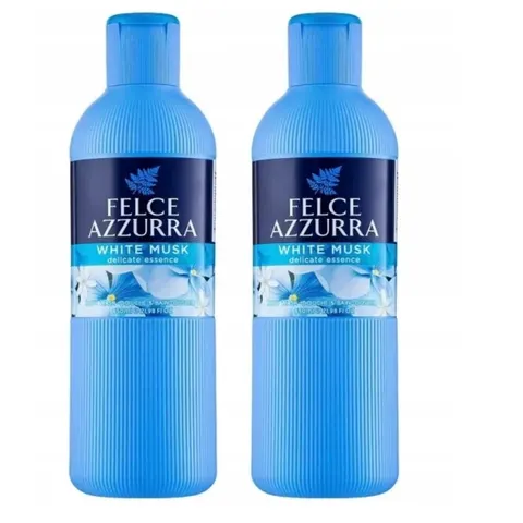 Żel pod prysznic Felce Azzurra White Musk białe piżmo 2x 0,65l
