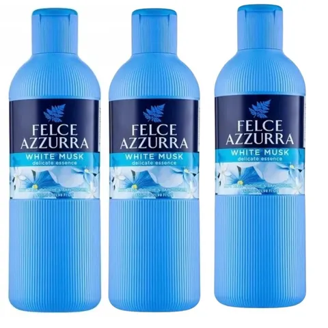 3x Żel pod prysznic Felce Azzurra White Musk białe piżmo 0,65l