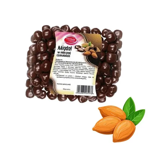 Migdały w Mlecznej Czekoladzie Premium 140g