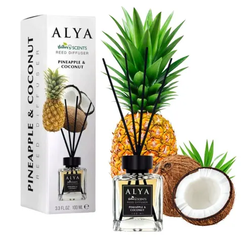 Alya Reed Diffuser Ananas i Kokos patyczki zapachowe 100ml
