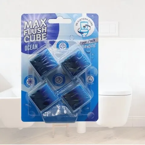 Max Flush kostki barwiące do spłuczki Ocean 4x50g