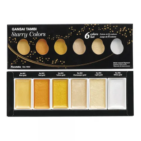 Kuretake Gansai Tambi STARRY COLORS MC20SC/6V