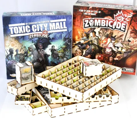 Insert do gry Zombicide oraz dodatku Toxic City Mall