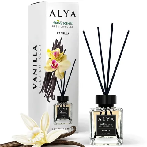 Alya patyczki zapachowe Nature's Scents Vanilla o zapachu waniliowym 100ml