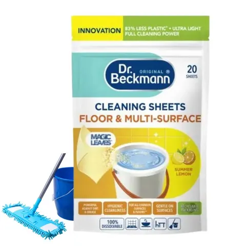 Dr.Beckmann Cleaning Sheets listki czyszczące do podłogi Lemon 20szt.