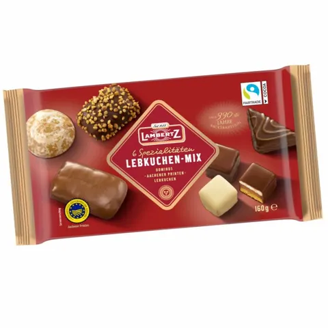 Lambertz Lebkuchen Mix mieszanka pierników i pralin świątecznych 160g